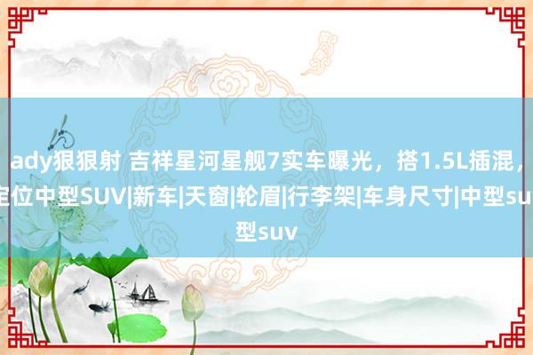 ady狠狠射 吉祥星河星舰7实车曝光，搭1.5L插混，定位中型SUV|新车|天窗|轮眉|行李架|车身尺寸|中型suv