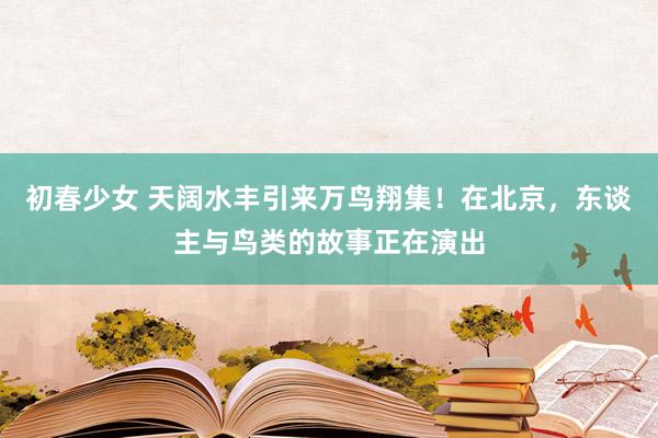 初春少女 天阔水丰引来万鸟翔集！在北京，东谈主与鸟类的故事正在演出